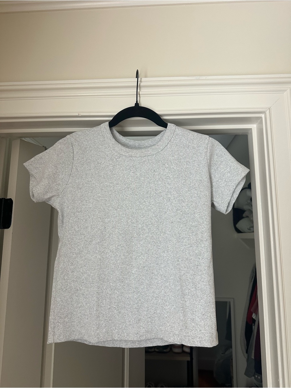 Daily Drills gray baby tee